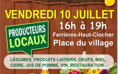 2 eme Edition du « P’tit marché » de Ferrières